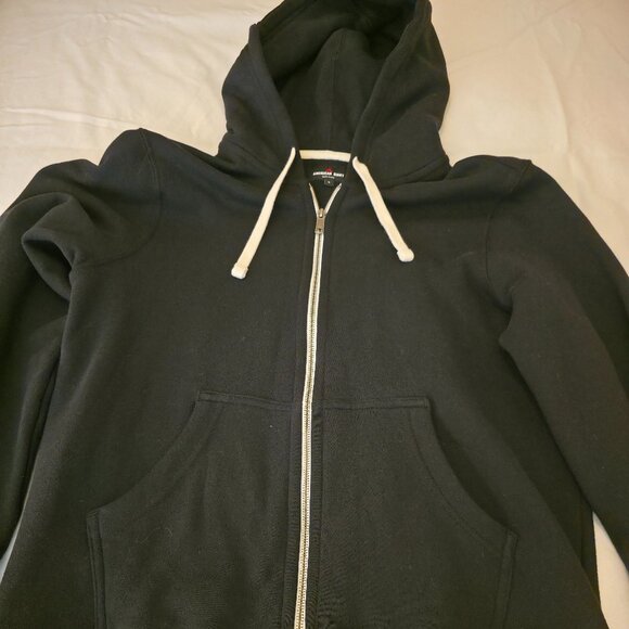 American Giant Classic Full Zip Hoodie Black - Picture 2 of 13